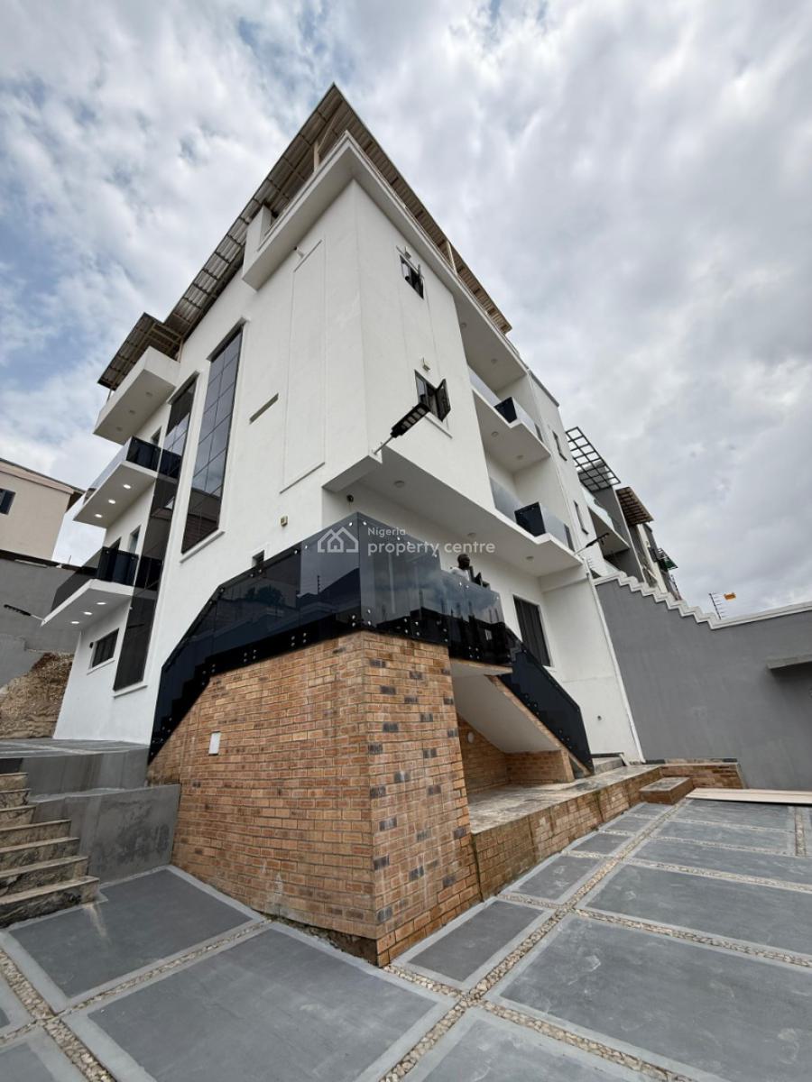 Newly Built 5 Bedroom Terrace Duplex with Personal Gate and Bq, Guzape Main, Guzape District, Abuja, Terraced Duplex for Sale