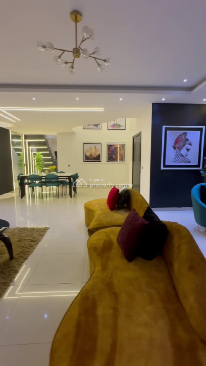 Nicely Furnished 4 Bedroom Apartment, Ikate, Lekki, Lagos, Flat / Apartment Short Let
