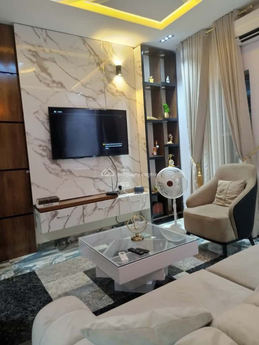 Fully Furnished Mini Flat (one Bedroom Apartment), Gated and Secured Estate Off Shoprite Road, Osapa, Osapa, Lekki, Lagos, Mini Flat (room and Parlour) for Rent