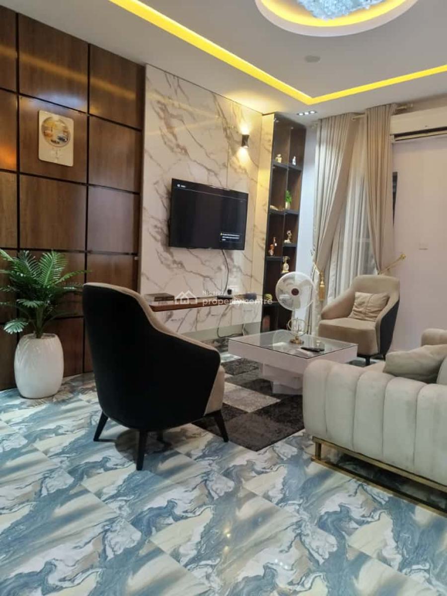 Fully Furnished Mini Flat (one Bedroom Apartment), Gated and Secured Estate Off Shoprite Road, Osapa, Osapa, Lekki, Lagos, Mini Flat (room and Parlour) for Rent