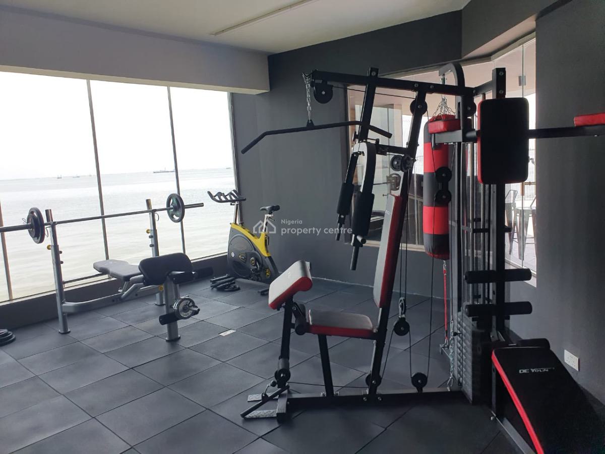 Waterfront Serviced 3 Bedroom Maisonette, Banana Island, Ikoyi, Lagos, Flat / Apartment for Rent