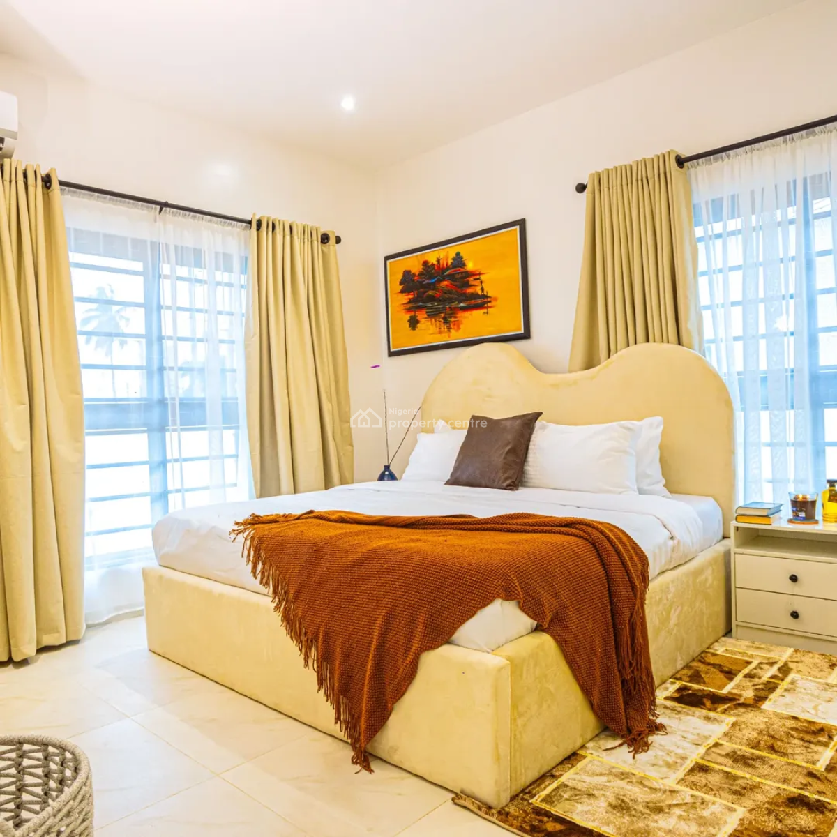 1219 Luxury 3 Bedroom Apartment, Adeniyi Jones, Ikeja, Lagos, Flat / Apartment Short Let