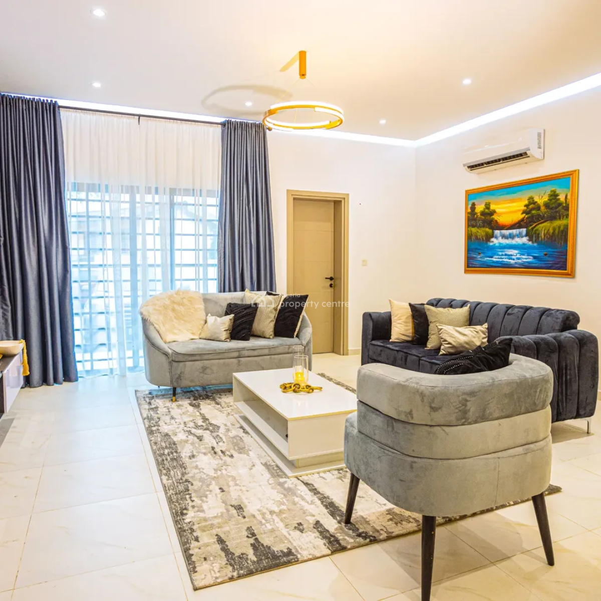 1219 Luxury 3 Bedroom Apartment, Adeniyi Jones, Ikeja, Lagos, Flat / Apartment Short Let