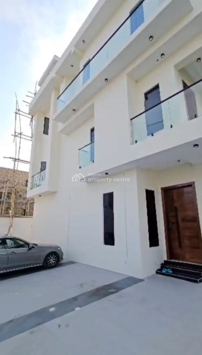 Luxury Massive Clean Contemporary 2 Bedroom Apartment Upstairs, Sangotedo Lekki, Sangotedo, Ajah, Lagos, House for Rent