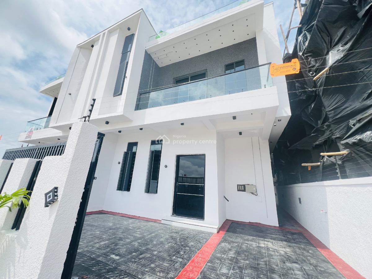 4 Bedroom Semi Detached Duplex with Bq, Lekki Palm City, Lekki, Lagos, House for Sale