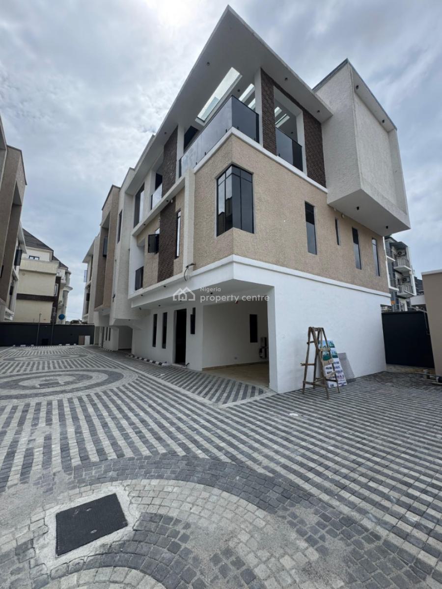 Astonishing 4 Bedroom Penthouse Terrace Duplex with Private Elevator, Within a Peaceful, Family Friendly Environment with Adequate Security, Lekki Phase 1, Lekki, Lagos, Terraced Duplex for Sale