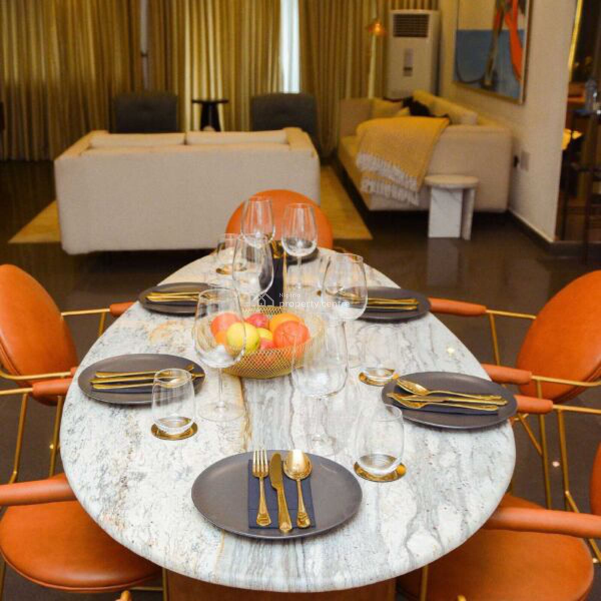 Fully Furnished & Serviced 3 Bedroom High Rise (skyline Condo)(9th Flr, Victoria Island (vi), Lagos, Flat / Apartment for Rent