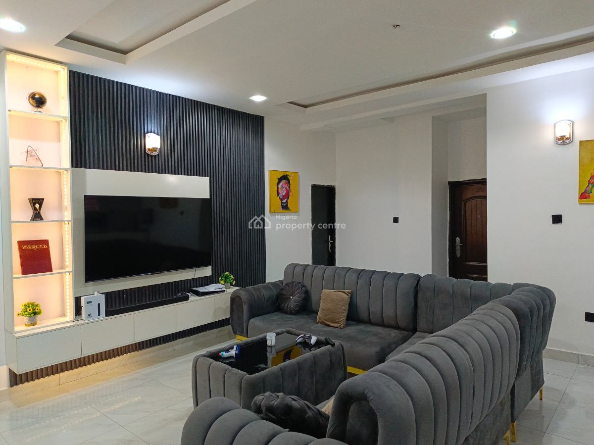 Furnished 2-bedroom Apartment with Inverter on The First Floor, Katampe By Bon Hotel, Katampe, Abuja, Flat / Apartment for Rent