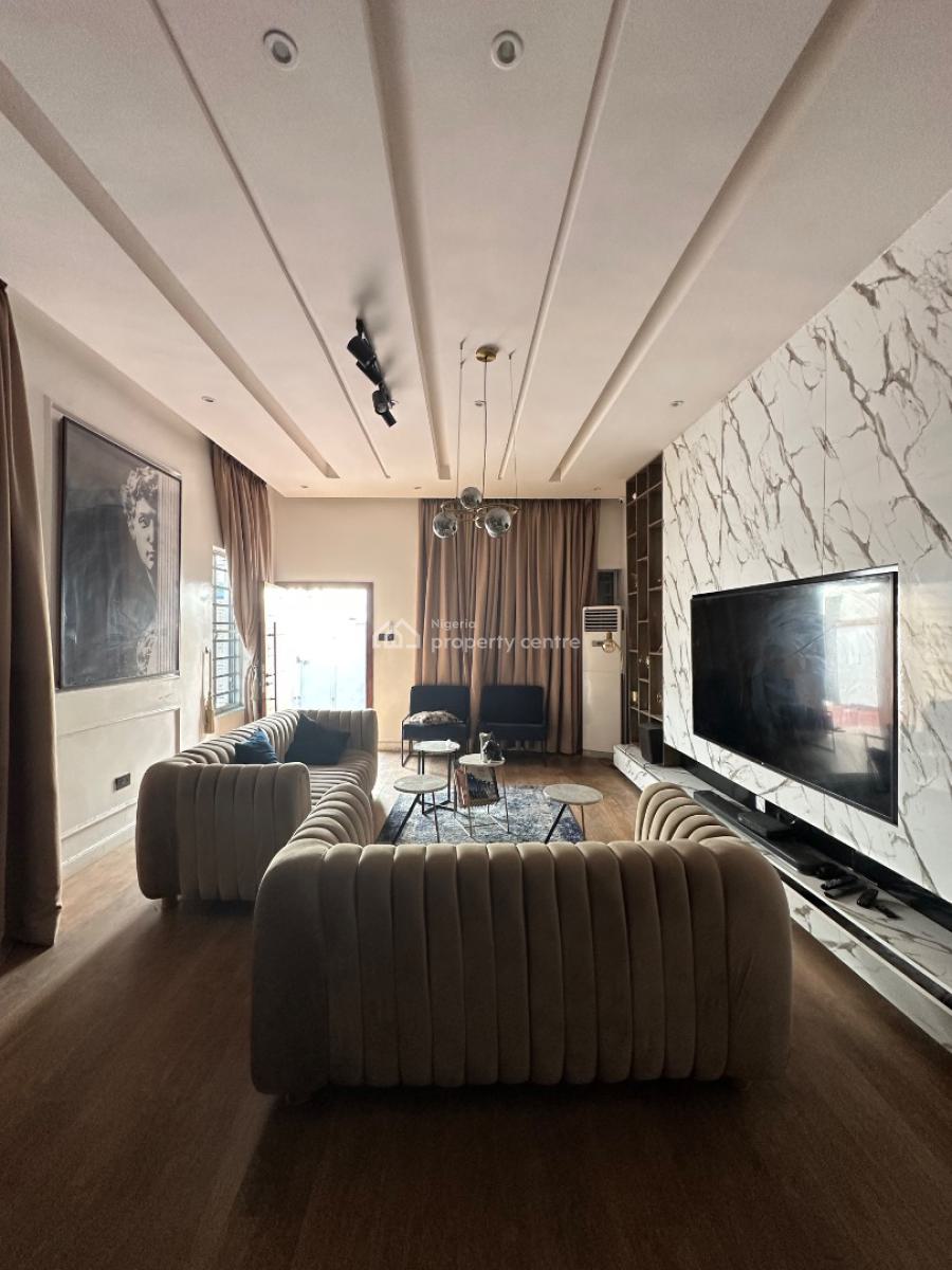 4 Bedroom Semi Detached Duplex with Bq, Osapa, Lekki, Lagos, Semi-detached Duplex for Rent