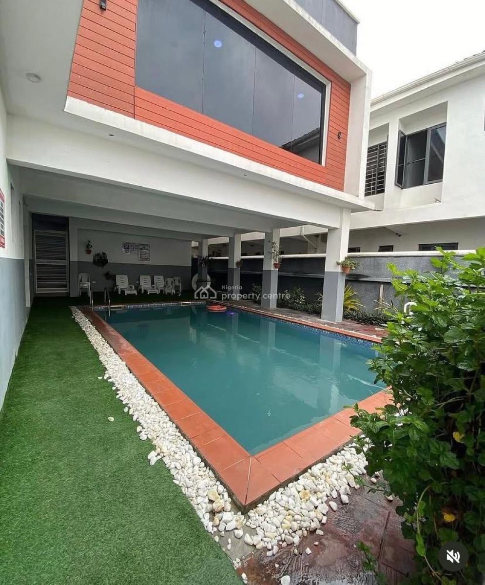 Luxury 3 Bedroom Serviced Apartment with Swimming Pool & Playground, Ologolo, Lekki, Lagos, Flat / Apartment for Rent