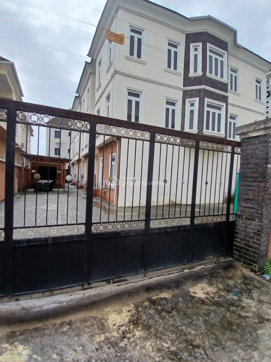 Beautiful and Partly Furnished 5bedroom Terrace Duplex, Agungi, Lekki, Lagos, Flat / Apartment for Rent