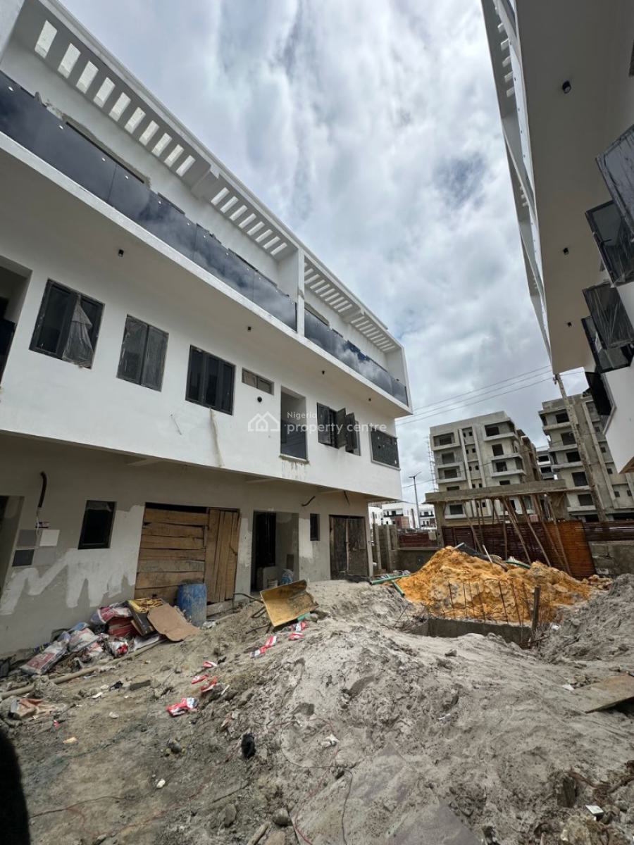 4 Bedroom Terrace with Bq, Off Kunsela Road Ikate Elegushi Lekki Lagos, Ikate Elegushi, Lekki, Lagos, Terraced Duplex for Rent