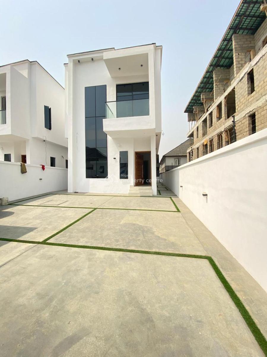 Beautiful 5 Bedroom Fully Detached Duplex with Bq in Serene Estate, Osapa, Lekki, Lagos, Detached Duplex for Sale