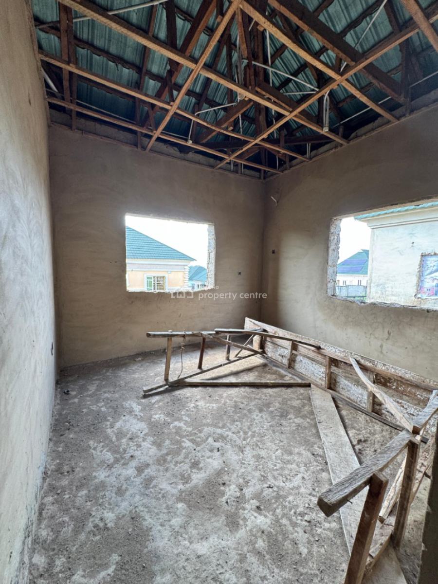 4bedrooms Detached Bungalow Carcass in a Secured Estate., Lugbe District, Abuja, Detached Bungalow for Sale