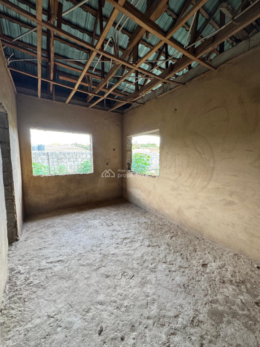 4bedrooms Detached Bungalow Carcass in a Secured Estate., Lugbe District, Abuja, Detached Bungalow for Sale