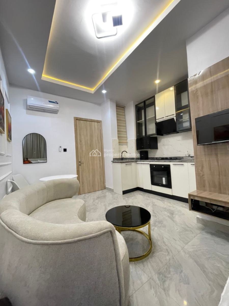 Spacious Studio Apartment with Elevator, Open Roof Bar and Lounge, G.r.a., Ikota, Lekki, Lagos, Flat / Apartment Short Let