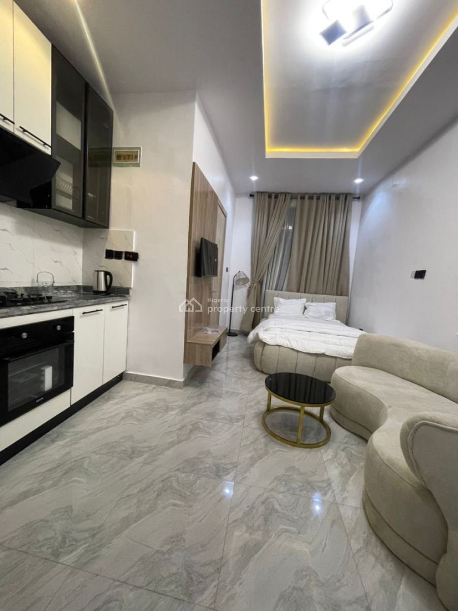 Spacious Studio Apartment with Elevator, Open Roof Bar and Lounge, G.r.a., Ikota, Lekki, Lagos, Flat / Apartment Short Let