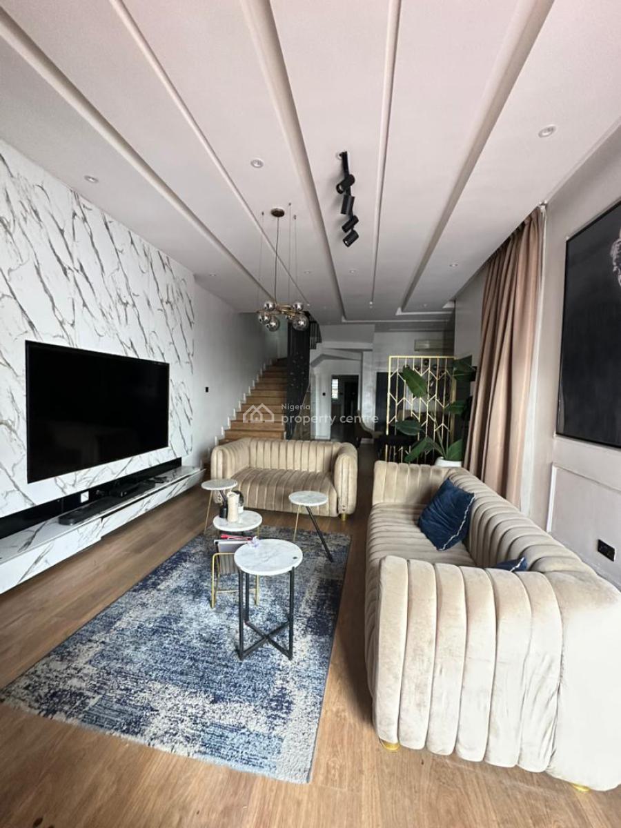 Fully Furnished 4bedroom Semi Detached Duplex with Bq in Osapa ,lekki, Osapa London,lekki ,lagos ,nigeria, Osapa, Lekki, Lagos, Semi-detached Duplex for Rent