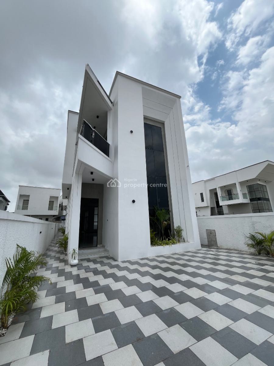Magnificent 5 Bedroom Duplex with Excellent Amenities, Uniquely Styled 5 Bedroom Duplex with Pool, Ajah, Lagos, Detached Duplex for Sale