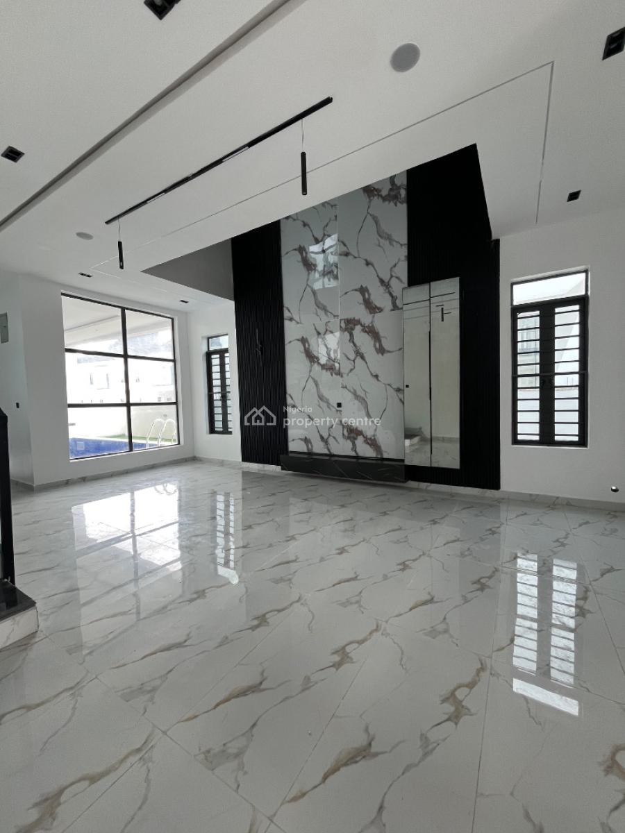 Magnificent 5 Bedroom Duplex with Excellent Amenities, Uniquely Styled 5 Bedroom Duplex with Pool, Ajah, Lagos, Detached Duplex for Sale