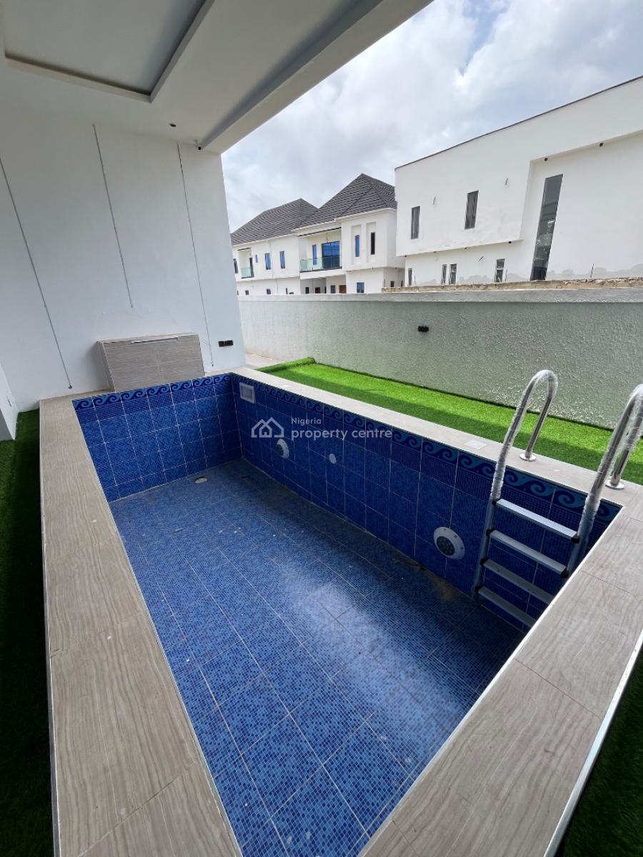 Magnificent 5 Bedroom Duplex with Excellent Amenities, Uniquely Styled 5 Bedroom Duplex with Pool, Ajah, Lagos, Detached Duplex for Sale
