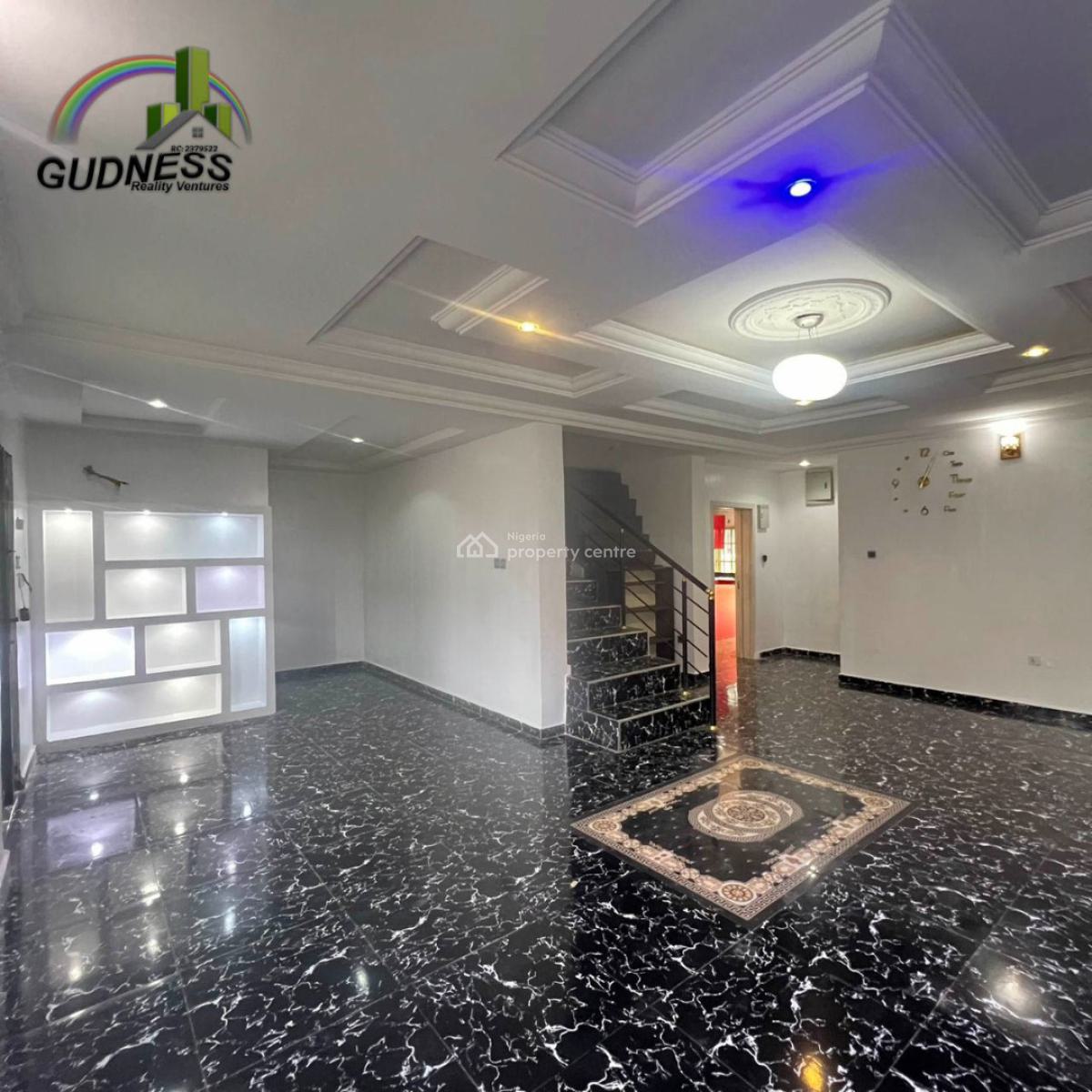 3 Bedroom Terrace Duplex in a Service, Secured & Serene Estate, Atican Beachview Estate, Close to Coastal Road, Okun Ajah, Okun-ajah, Ajah, Lagos, Flat / Apartment for Rent