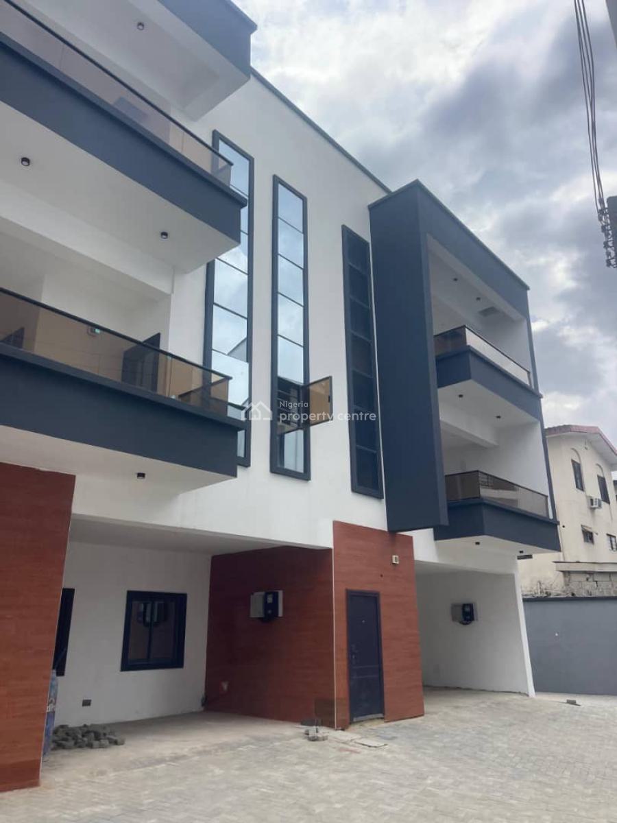 Brand New Serviced 5 Units of 4 Bedroom Terrace Duplex with a Room Bq, Allen, Ikeja, Lagos, House for Rent