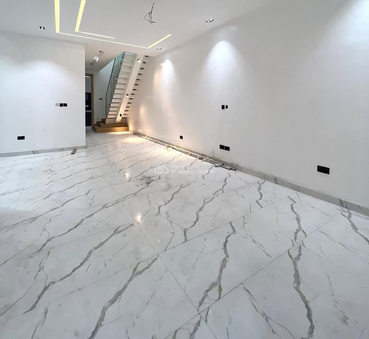 Contemporary 4 Bedroom Semi Detached Duplex, Chevron, Lekki, Lagos, Semi-detached Duplex for Rent