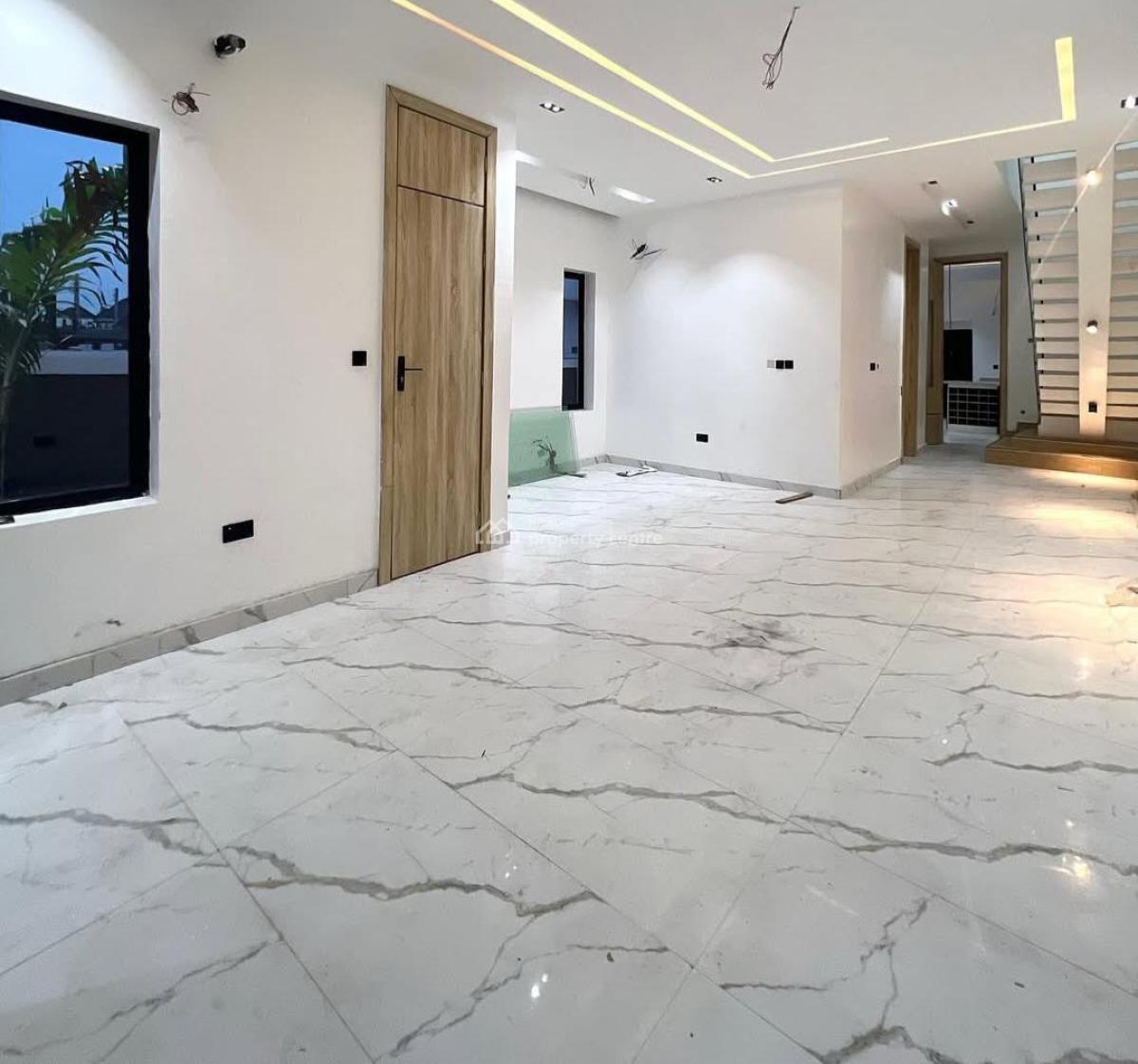 Contemporary 4 Bedroom Semi Detached Duplex, Chevron, Lekki, Lagos, Semi-detached Duplex for Rent