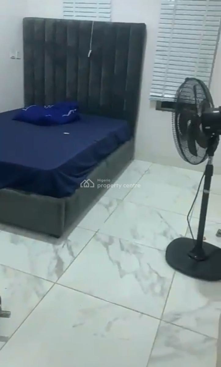 Furnished Downstairs Bedroom Inside a Furnished Shared Apartment, Ikota Villa Estate, Ikota, Lekki, Lagos, Self Contain (single Rooms) for Rent
