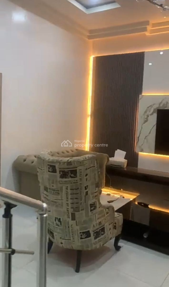 Furnished Downstairs Bedroom Inside a Furnished Shared Apartment, Ikota Villa Estate, Ikota, Lekki, Lagos, Self Contain (single Rooms) for Rent