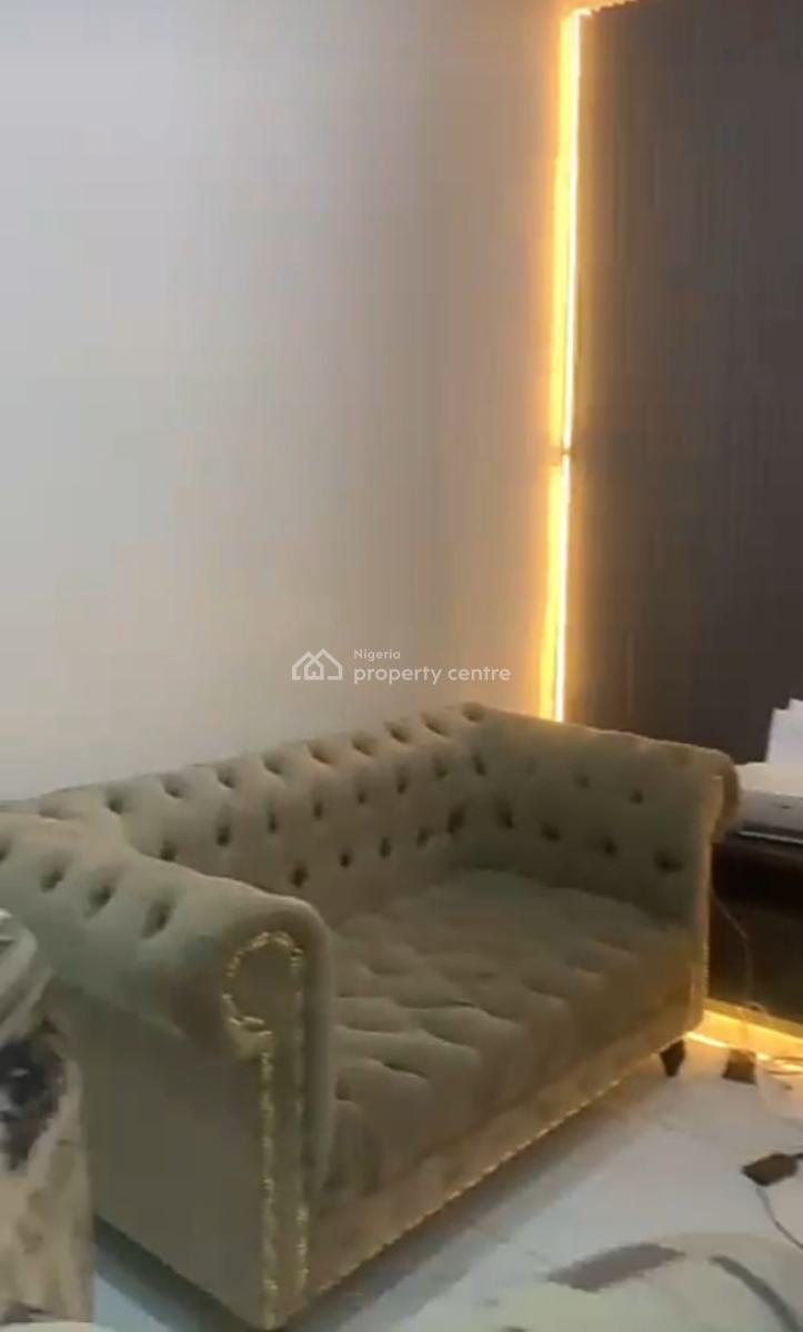 Furnished Downstairs Bedroom Inside a Furnished Shared Apartment, Ikota Villa Estate, Ikota, Lekki, Lagos, Self Contain (single Rooms) for Rent