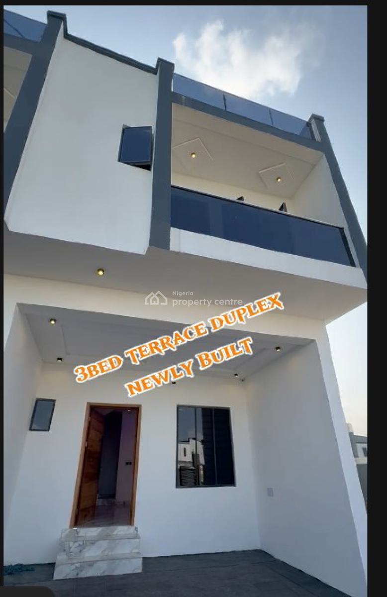 Newly Built 3bedroom Terrace Duplex, General Paint Lekki Lagos, Lekki Expressway, Lekki, Lagos, Terraced Duplex for Rent