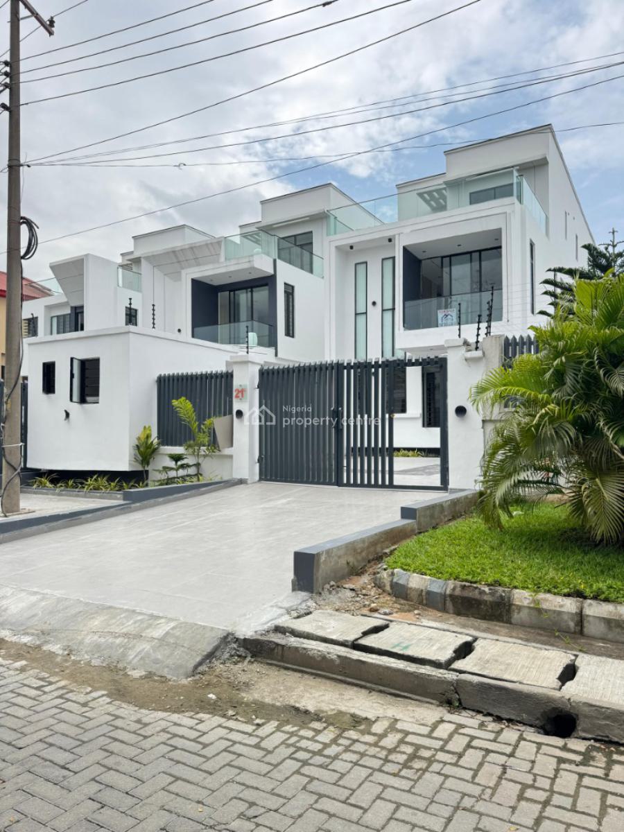 Modern 5 Bedroom Fully Detached with En-suite Rooms, Lekki Phase 1, Lekki, Lagos, Detached Duplex for Sale