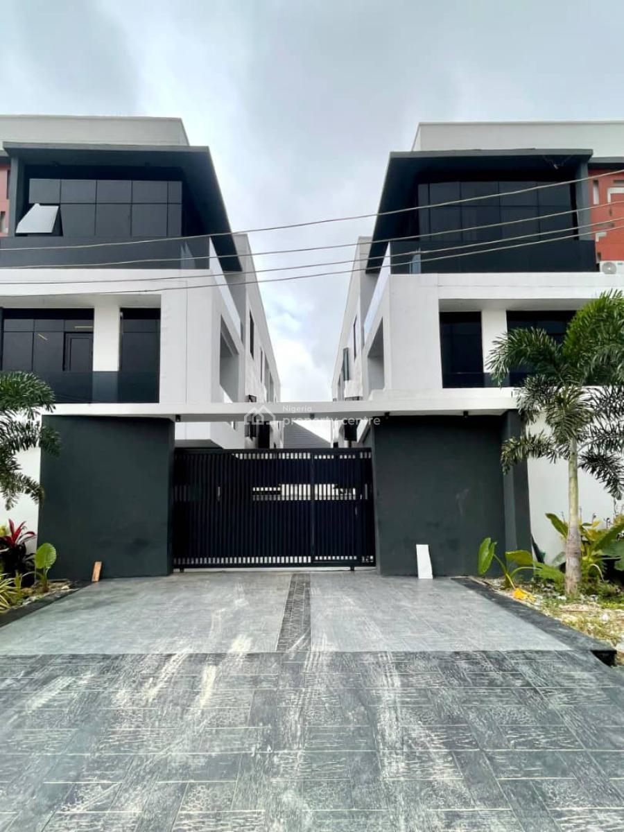 Contemporary Luxury 4 Bedroom Terrace Duplex with Gym Room and Swimmin, Lekki Phase 1, Lekki, Lagos, Terraced Duplex for Sale