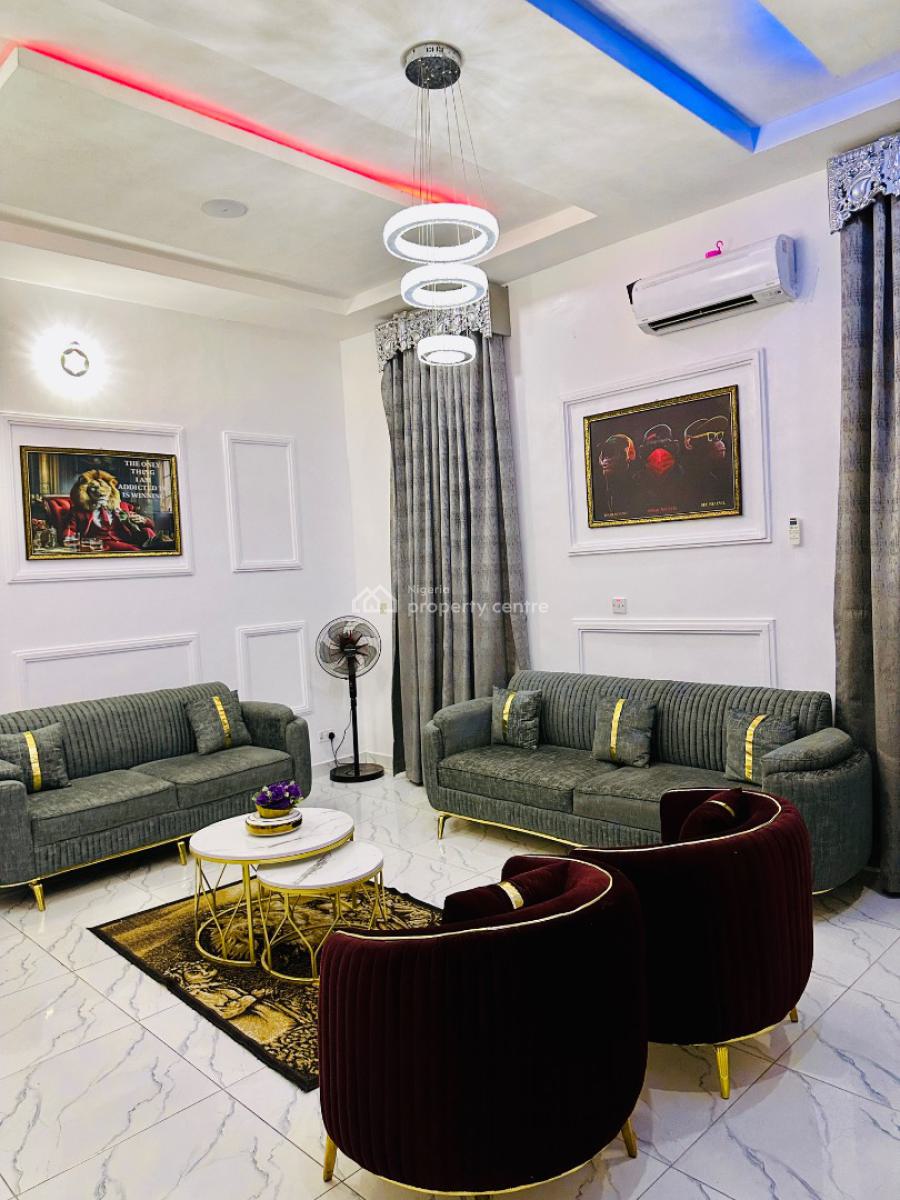 Luxury 4 Bedroom Terrace Duplex, Behold Mini Court, Orchid Road, Lekki, Lagos, Terraced Duplex Short Let