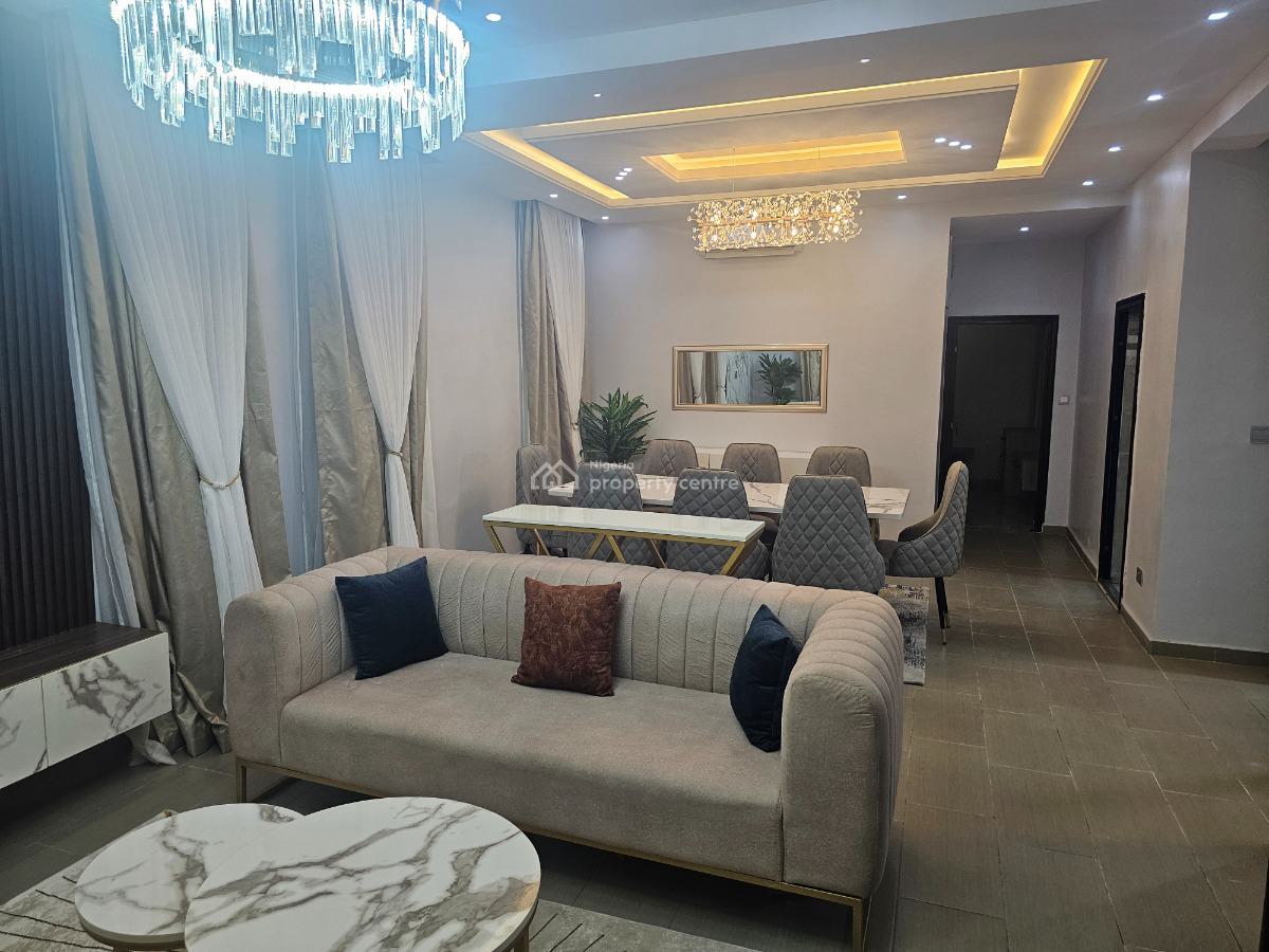 4-bedroom Fully Furnished Detached House with Bq, Ap Filling Station Road, Ikate Elegushi, Lekki, Lagos, Detached Duplex for Rent