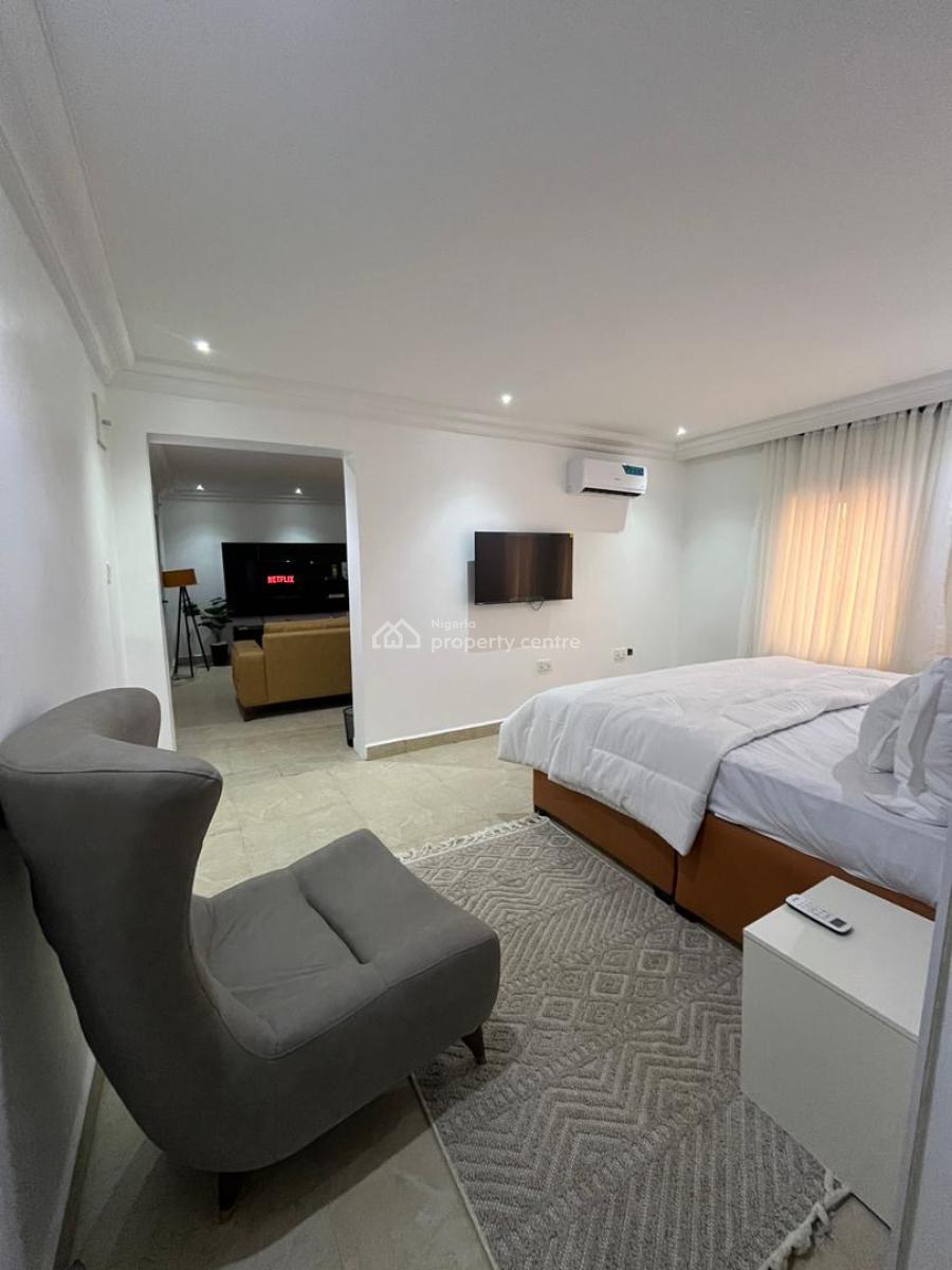 Fully Furnished 1bedroom Flat with 24hours Light, Wuse 2, Wuse 2, Abuja, Mini Flat (room and Parlour) for Rent