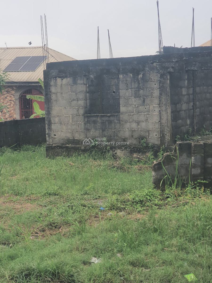 a Plot of Land with 2 Units of Blocks of Flat at Lintel Level, Badore, Badore, Ajah, Lagos, Residential Land for Sale