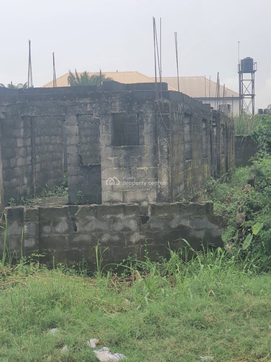 a Plot of Land with 2 Units of Blocks of Flat at Lintel Level, Badore, Badore, Ajah, Lagos, Residential Land for Sale