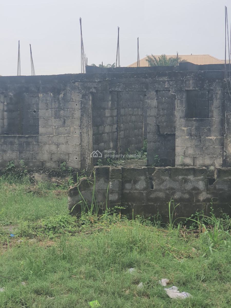 a Plot of Land with 2 Units of Blocks of Flat at Lintel Level, Badore, Badore, Ajah, Lagos, Residential Land for Sale