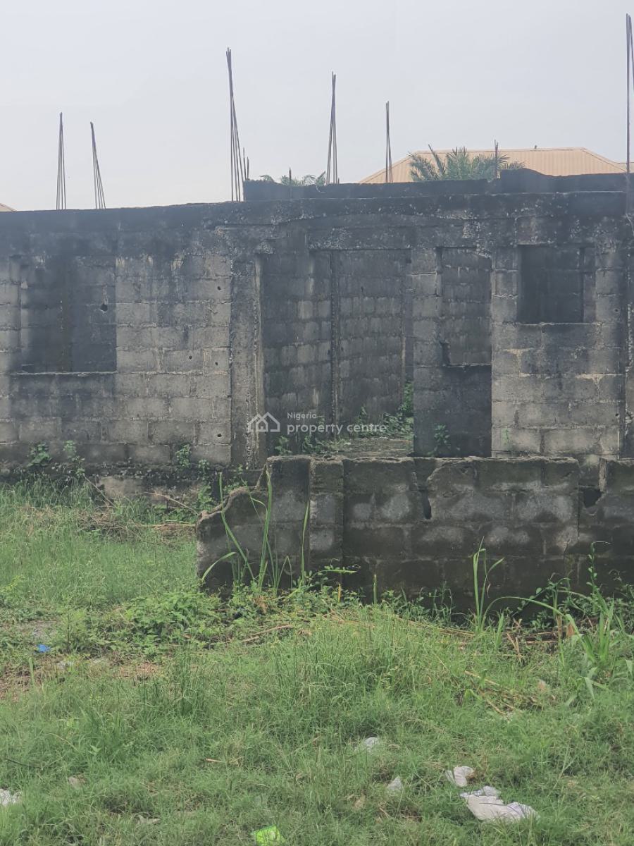 a Plot of Land with 2 Units of Blocks of Flat at Lintel Level, Badore, Badore, Ajah, Lagos, Residential Land for Sale