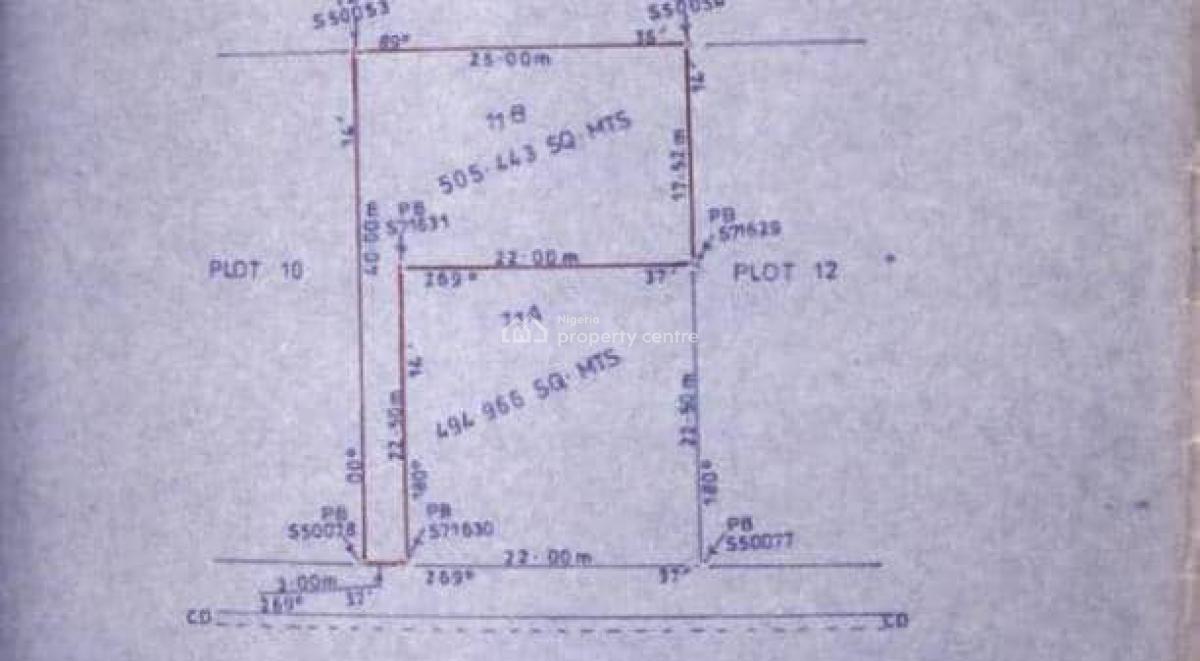 Bare Land of 505sqmt, Lekki Phase 1, Lekki Phase 1, Lekki, Lagos, Residential Land for Sale