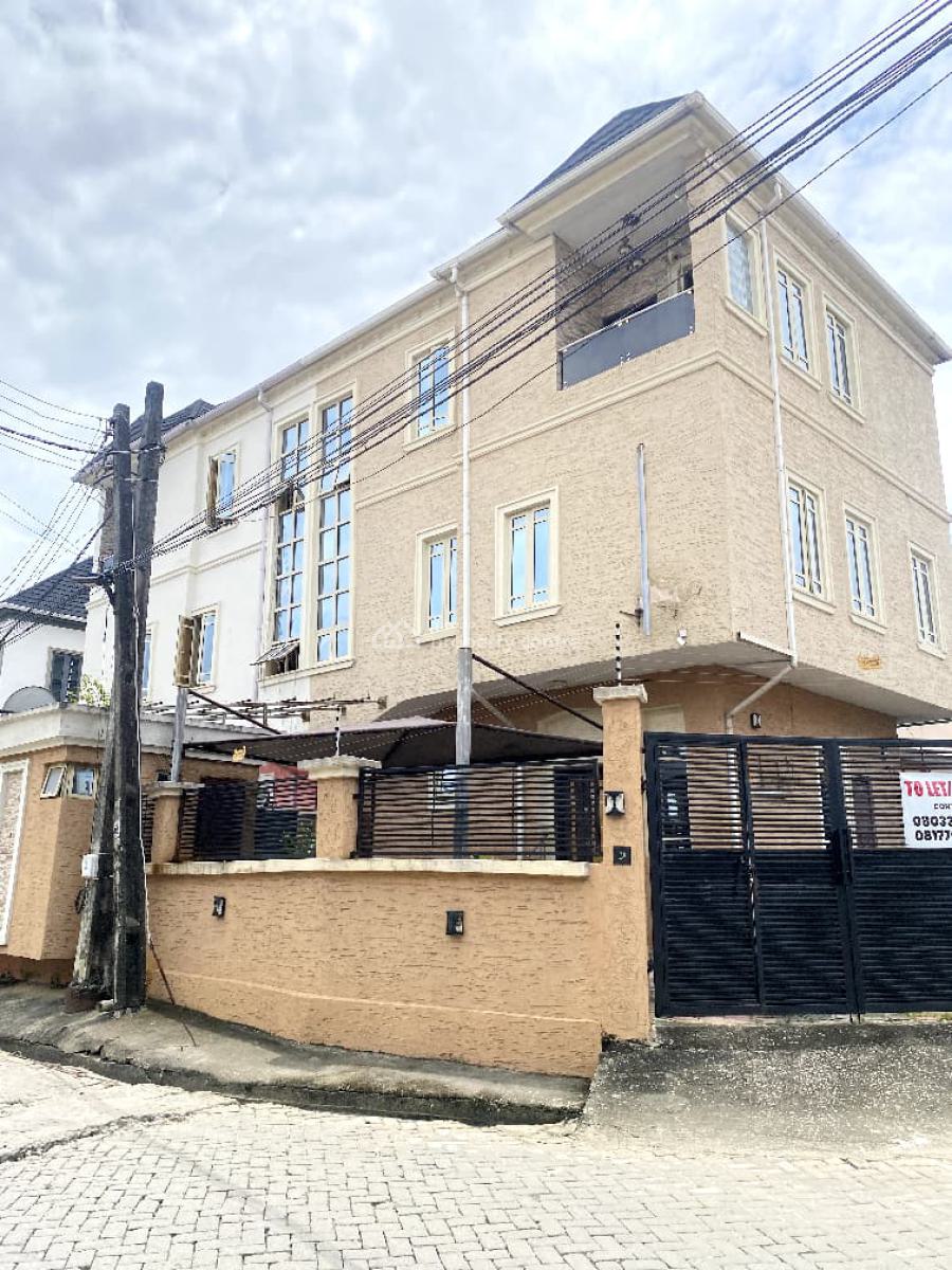 4 Bedrooms All Ensuite Duplex with Bq, Chevron, Lekki, Lagos, Semi-detached Duplex for Rent
