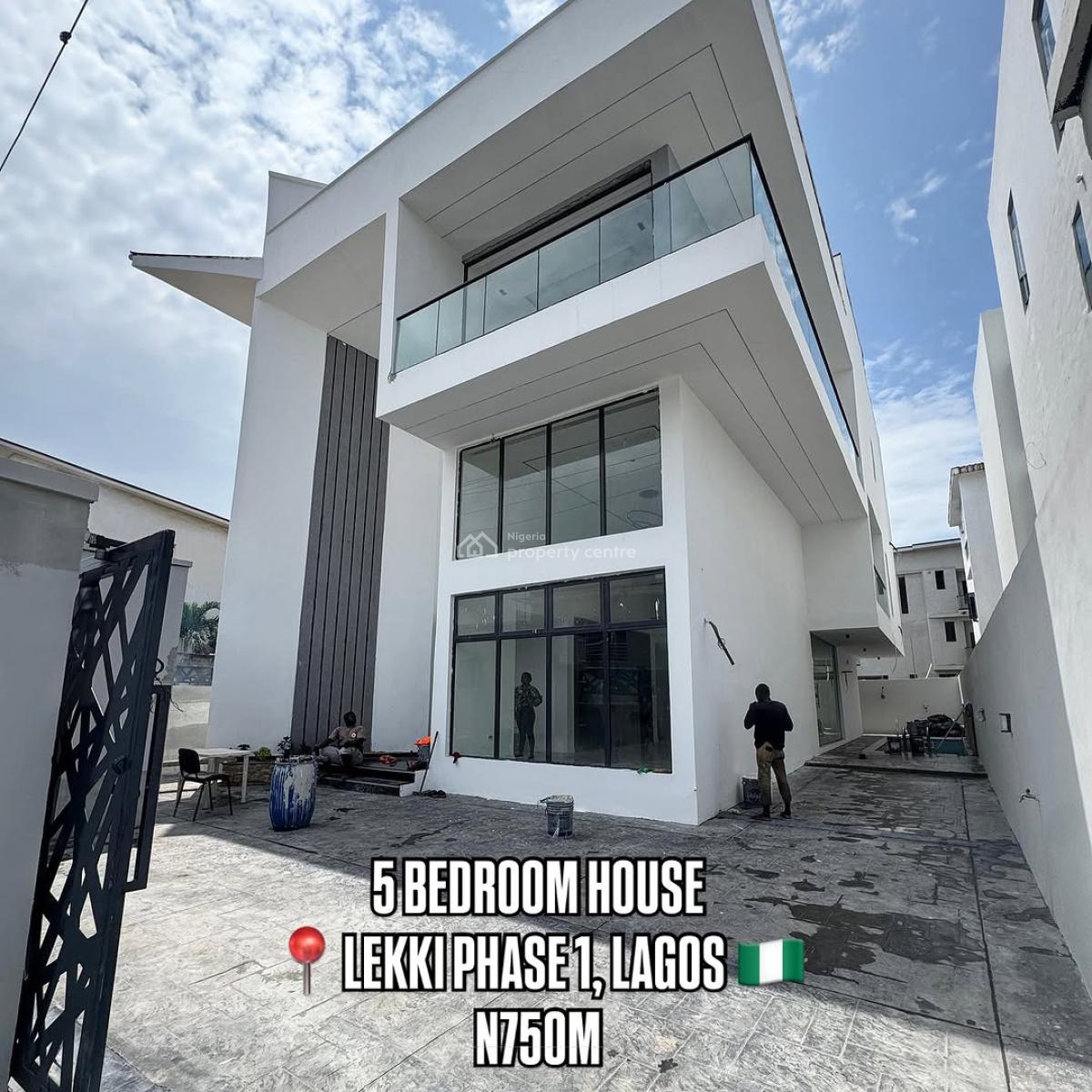 Newly Built 5 Bedroom Home - Lekki Phase 1, Lagos, Lekki Phase 1, Lekki, Lagos, Detached Duplex for Sale