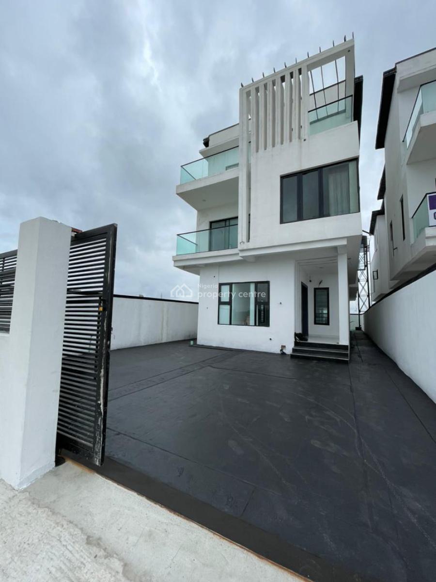 Architectural Unique 5 Bedroom-fully Detached Duplex with Bq Swimming Pool, Chevron, Lekki, Lagos, Detached Duplex for Sale