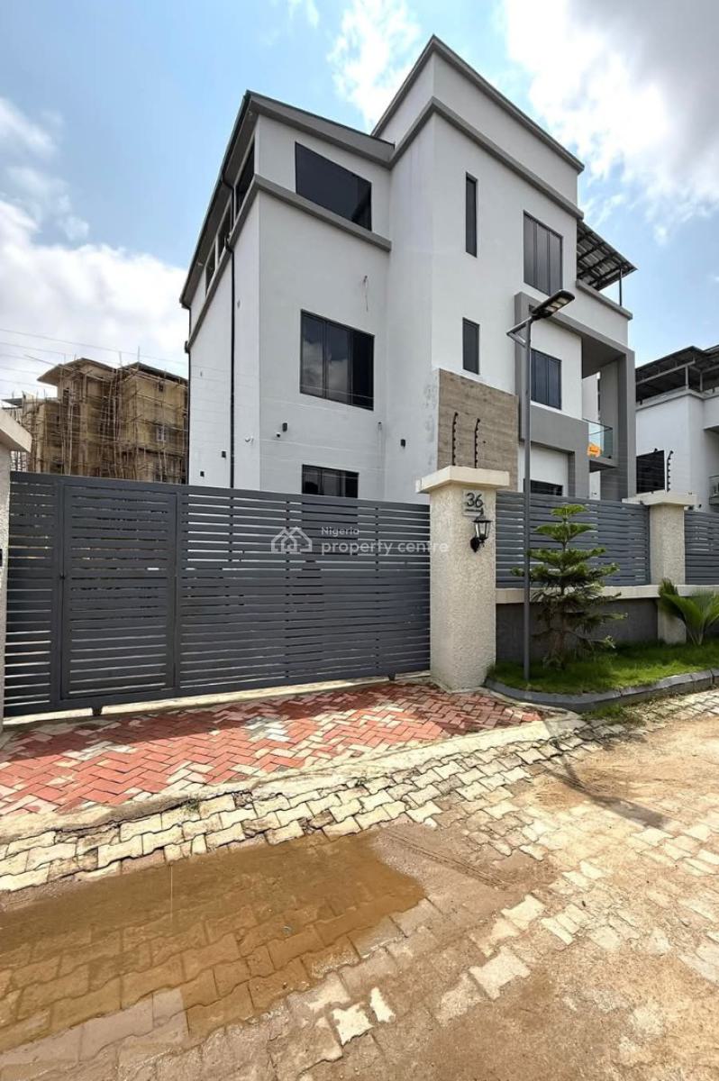 Newly Built 5 Bedroom with Bq and Swimming Pool, Guzape Main, Guzape District, Abuja, Detached Duplex for Sale