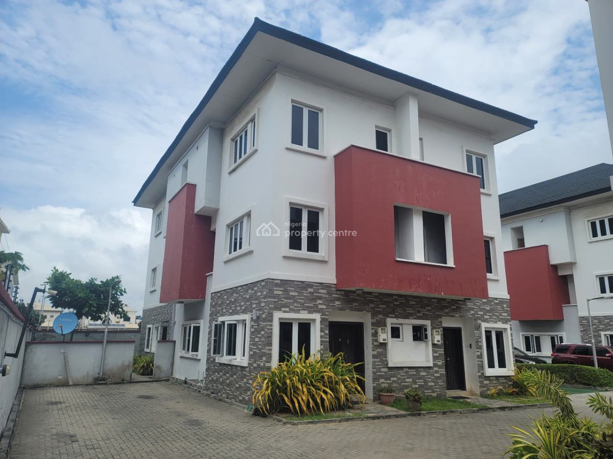 Fiur Bedrooms Terrace Duplex with Bq, Chisco, Ikate, Lekki, Lagos, Terraced Duplex for Rent