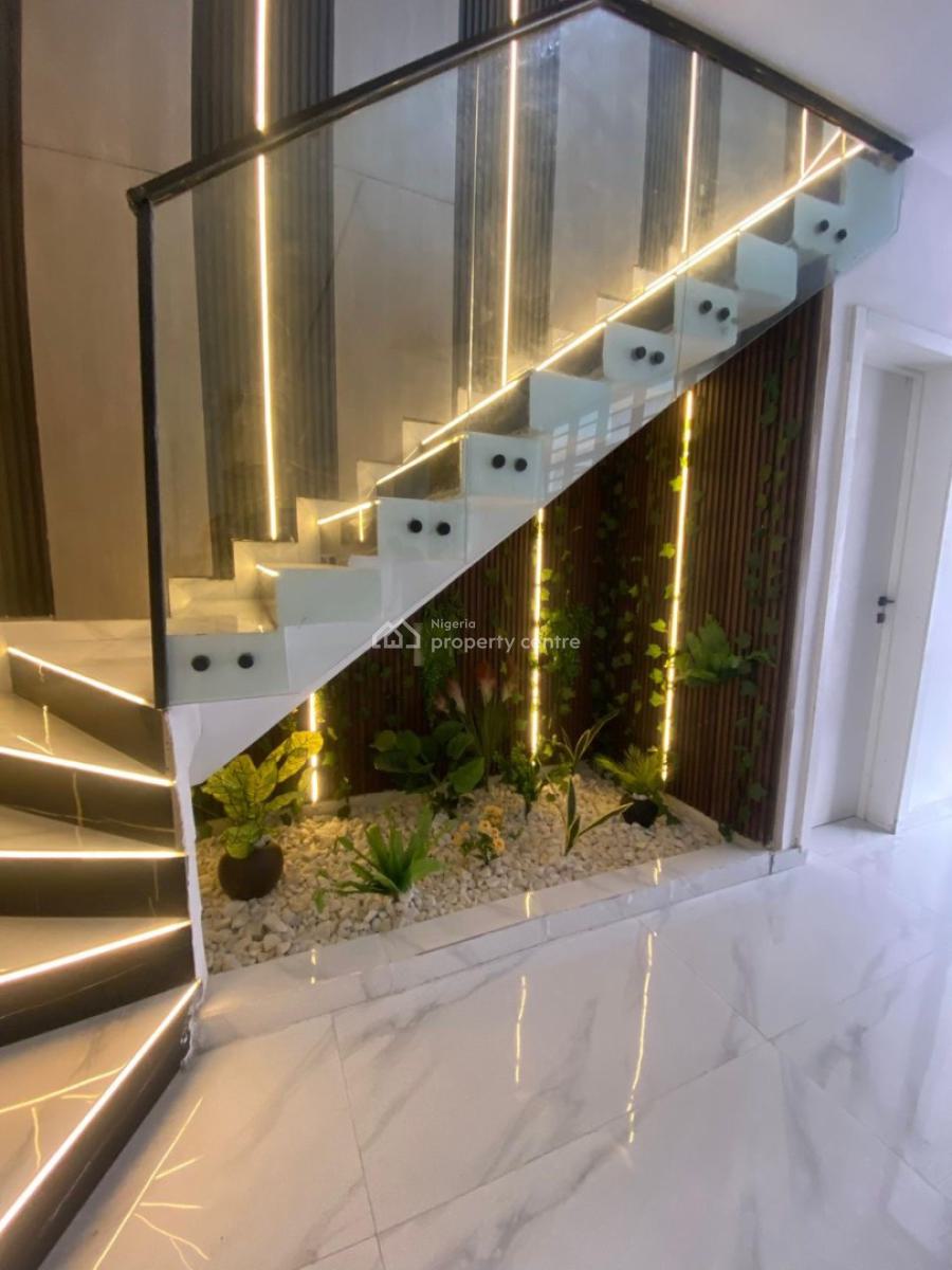 Contemporary 4 Bedroom Terraced  Duplex with Bq in a Secure Estate, Ikate, Lekki, Lagos, Terraced Duplex for Sale