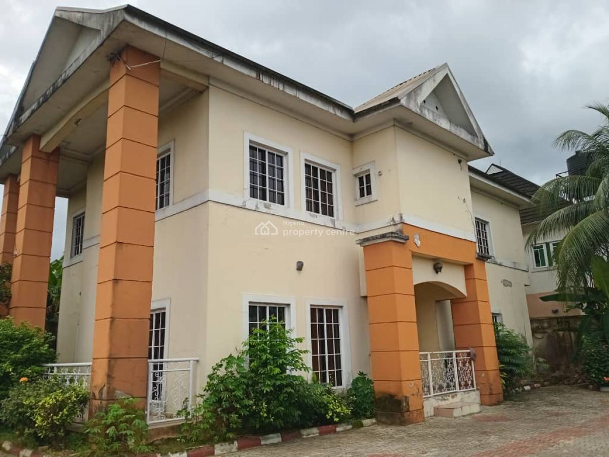 Standard 5 Bedrooms Duplex with 2 Bedrooms Flat and Servants Quarters, Rumuibekwe, Port Harcourt, Rivers, Detached Duplex for Sale